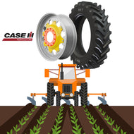 Set roti tehnologice (inguste) 230/95R32 si 270/95R44 BKT - CASE Farmall 55-115C